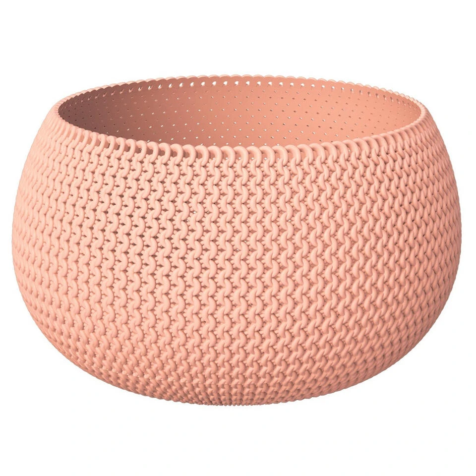 Prosperplast Plantenpot/bloempot - Kunststof - Zalm Roze - D37 X H22 Cm 3 Prosperplast Plantenpot/bloempot - Kunststof - Zalm Roze - D37 X H22 Cm