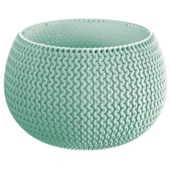 Prosperplast Plantenpot/bloempot - Kunststof - Mintgroen - D24 X H16 Cm