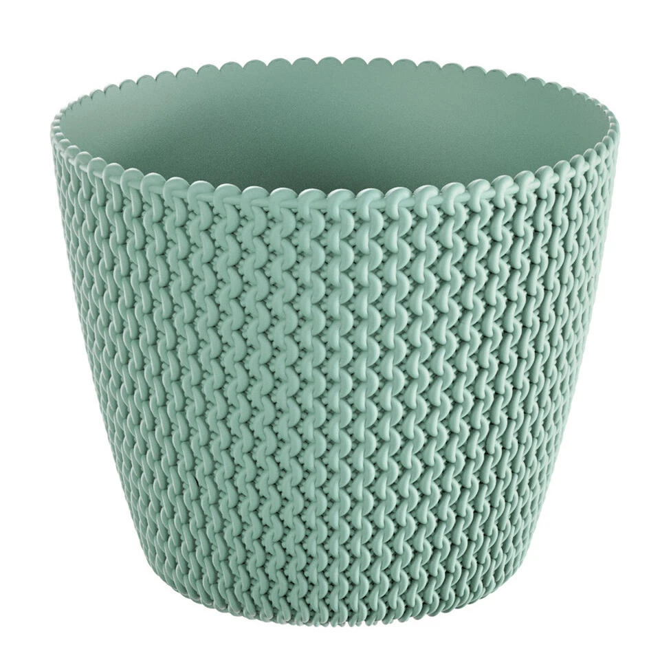 Prosperplast Plantenpot/bloempot - Kunststof - Mintgroen - D40 X H33 Cm 3 Prosperplast Plantenpot/bloempot - Kunststof - Mintgroen - D40 X H33 Cm