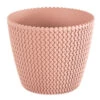 Prosperplast Plantenpot/bloempot - Kunststof - Zalm Roze - D22 X H19 Cm -Groene Hoek 1000077350