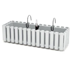 Nieuwe uitgaven 1 Prosperplast Plantenbak - Kunststof - 58x18x16 Cm - Parel Wit