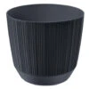 Prosperplast Plantenpot/bloempot - Kunststof - Antraciet - D19,5 X H17 Cm 1 Prosperplast Plantenpot/bloempot - Kunststof - Antraciet - D19,5 X H17 Cm -Groene Hoek 1000077378