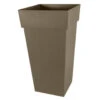 EDA Plantenpot/bloempot - Kunststof - Taupe - L43 X B43 X H80 Cm - 98L