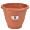 Hega Hogar Plantenpot/bloempot - Kunststof - Terra Cotta - D30 X H23 Cm 1 Hega Hogar Plantenpot/bloempot - Kunststof - Terra Cotta - D30 X H23 Cm -Groene Hoek 1000077459