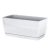 Prosperplast Plantenpot - Kunststof - Parel Wit - 24 X 12 X 11 Cm -Groene Hoek 1000077463