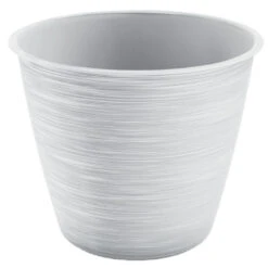 Prosperplast Plantenpot/bloempot - Kunststof - Wit - D20 X H17 Cm