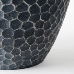 Mica Decorations Bravo Bloempot - H40 X Ø45 Cm - Zwart -Groene Hoek 1000077805 0102