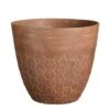 Mica Decorations Bravo Bloempot - H40 X Ø45 Cm - Koper -Groene Hoek 1000077808