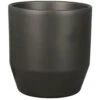 Bela Arte Plantenpot - Keramiek - Mat Antraciet - D21 X H20 Cm -Groene Hoek 1000085610