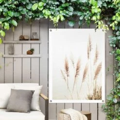 Tuinposter Pampas 80x60 Cm Beige -Groene Hoek 1000088347 0101