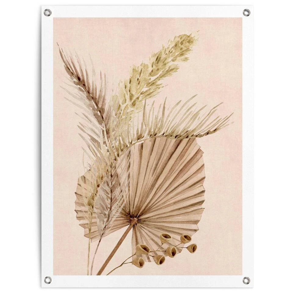 Tuinposter Japandi Style 80x60 Cm Beige 3 Tuinposter Japandi Style 80x60 Cm Beige