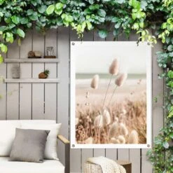 Tuinposter Grasses 80x60 Cm Beige -Groene Hoek 1000088356 0101