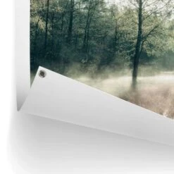 Tuinposter Zon Door De Bomen 80x60 Cm Groen -Groene Hoek 1000088362 0102