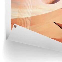 Tuinposter Woestijn 80x60 Cm Bruin -Groene Hoek 1000088367 0102