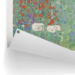 Tuinposter Gustav Klimt - Zonnebloemen 80x60 Cm Groen -Groene Hoek 1000088370 0102