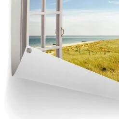 Tuinposter Vuurtoren Uitzicht 60x80 Cm Blauw -Groene Hoek 1000088381 0102