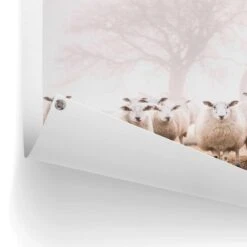 Tuinposter Schaap In De Mist 80x60 Cm Beige -Groene Hoek 1000088395 0102