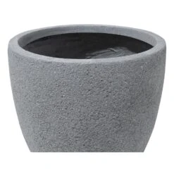 Beliani Plantenbak Voor Buiten KANNIA - Grijs Klei-vezelmengsel -Groene Hoek 1000091946 0103