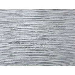 Beliani Plantenbak Voor Buiten ZAKROS - Wit Klei-vezelmengsel -Groene Hoek 1000095097 0103