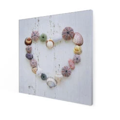 Art For The Home - Buitencanvas - Schelpenhart - 50x50cm 8 Art For The Home - Buitencanvas - Schelpenhart - 50x50cm -Groene Hoek 1000095371 0102