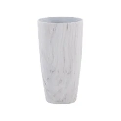 Beliani Plantenbak Voor Buiten LIMENARI - Wit Stenenmix -Groene Hoek 1000095542 0103