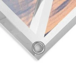 Tuinposter Zonsondergang Door Het Raam 80x60 Cm Beige -Groene Hoek 1000096666 0103