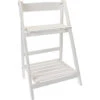 Pro Garden Plantenrek - Wit - Hout - Opvouwbaar - 32 X 41 X 66 Cm