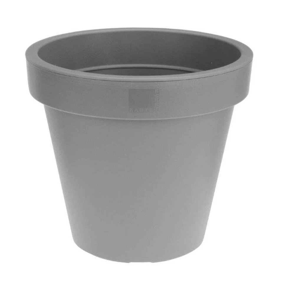 Schaduwdoekplaza 3 X Bloempot EK Rond 30cm Grijs 3 Schaduwdoekplaza 3 X Bloempot EK Rond 30cm Grijs