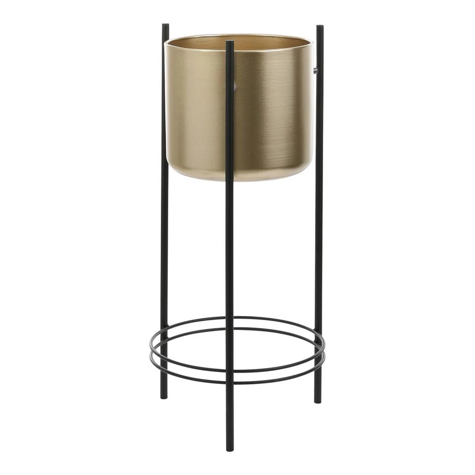 Mica Decorations Sverre Pot Op Standaard Goud 3 Mica Decorations Sverre Pot Op Standaard Goud