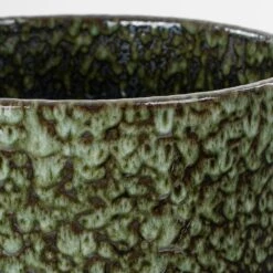 Mica Decorations Obidos Bloempot - H23 X Ø26 Cm - Donkergroen -Groene Hoek 1193f7d2d9f14b359119e38154791b83