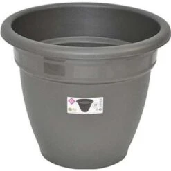 Hega Hogar Bloempot Redonda - Grijs - Rond - Kunststof - 35 Cm 5 Hega Hogar Bloempot Redonda - Grijs - Rond - Kunststof - 35 Cm -Groene Hoek 1249520435 0101