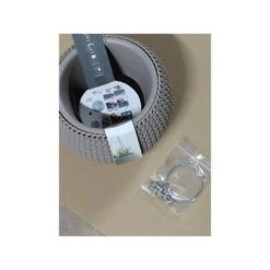 Prosperplast Prosperplats Bloempot Splofy Hangend - Taupe - Kunststof - 24 Cm -Groene Hoek 1362108794 0102