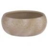 Mica Decorations Bloempot - Schaal - Creme Stone - Keramiek - 28 Cm 1 Mica Decorations Bloempot - Schaal - Creme Stone - Keramiek - 28 Cm -Groene Hoek 1384117706