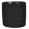 Mica Decorations Bloempot - Rotan - Zwart - Jute - 20 X 20 Cm -Groene Hoek 1417482940
