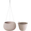 Prosperplast Bloempot Splofy - Taupe - Ophangbaar - Kunststof - 29 Cm 2 Prosperplast Bloempot Splofy - Taupe - Ophangbaar - Kunststof - 29 Cm -Groene Hoek 1436379117