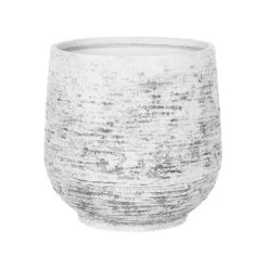 Beliani Plantenbak Voor Buiten DIONI - Grijs Klei-vezelmengsel