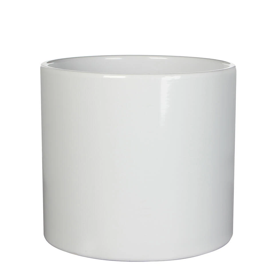 Mica Decorations Era Bloempot - H31 X Ø32,5 Cm - Wit 3 Mica Decorations Era Bloempot - H31 X Ø32,5 Cm - Wit