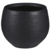 Mica Decorations Bloempot Boule - Mat Zwart - Keramiek - 18 X 15 Cm 1 Mica Decorations Bloempot Boule - Mat Zwart - Keramiek - 18 X 15 Cm -Groene Hoek 1555095774
