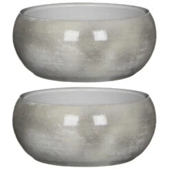 Mica Decorations Bloempot - Schaal - Grijs - Keramiek - 28 X 12 Cm 9 Mica Decorations Bloempot - Schaal - Grijs - Keramiek - 28 X 12 Cm -Groene Hoek 155cd216380d41d5afcab4dad9ab7658