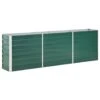 VidaXL Plantenbak Verhoogd 240x40x77 Cm Gegalvaniseerd Staal Groen -Groene Hoek 1581814984