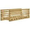 VidaXL Plantenbak Verhoogd 120x40x38,5 Cm Geïmpregneerd Grenenhout -Groene Hoek 1678070522