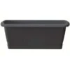 Prosperplast Plantenbak Respana - Antraciet - Met Onderzetter - 59 Cm -Groene Hoek 1700591387
