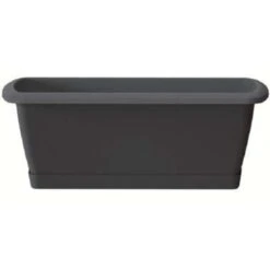 Prosperplast Plantenbak Respana - Antraciet - Met Onderzetter - 59 Cm