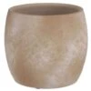 Mica Decorations Bloempot - Creme Stone - Mat - Keramiek - 20 X 18 Cm 1 Mica Decorations Bloempot - Creme Stone - Mat - Keramiek - 20 X 18 Cm -Groene Hoek 1748860065