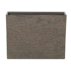 Beliani Plantenbak Voor Buiten EDESSA - Bruin Stenenmix