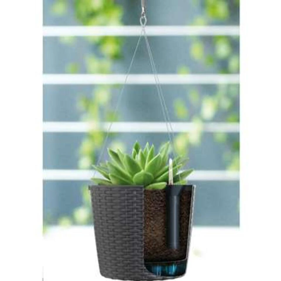 Prosperplast Prosperplats Bloempot Rato Hangend - Wit - Kunststof - 25 Cm 4 Prosperplast Prosperplats Bloempot Rato Hangend - Wit - Kunststof - 25 Cm - Afbeelding 2