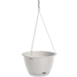 Prosperplast Prosperplats Bloempot Ratolla - Hangend - Wit - Kunststof - 25 Cm