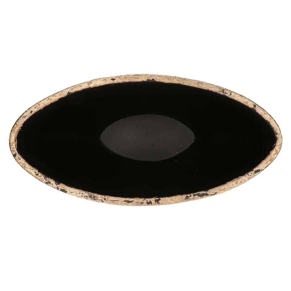 Mica Decorations Bloempot - Goudkleurig - Ovale Schaal - 40 X 26 Cm 4 Mica Decorations Bloempot - Goudkleurig - Ovale Schaal - 40 X 26 Cm - Afbeelding 2