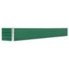 VidaXL Plantenbak Verhoogd 320x40x45 Cm Gegalvaniseerd Staal Groen 1 VidaXL Plantenbak Verhoogd 320x40x45 Cm Gegalvaniseerd Staal Groen -Groene Hoek 1869817167