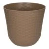 Forte Plastics Bloempot - Taupe - Rond - Kunststof - 25 Cm -Groene Hoek 1896238704